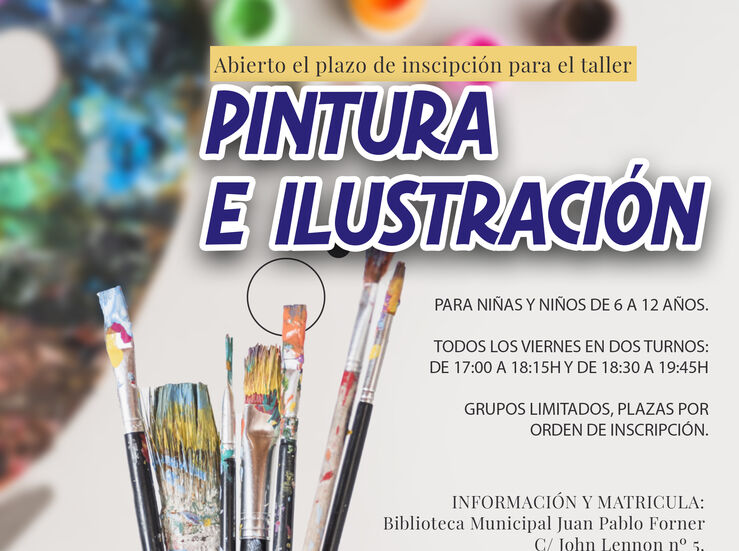 La Biblioteca Juan Pablo Forner de Mrida retoma los Talleres de Pintura e Ilustracin