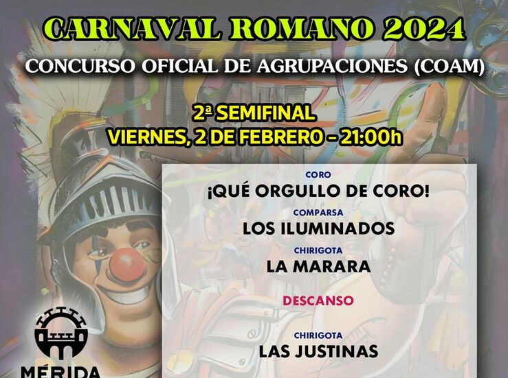 El domingo se abre la venta online para las entradas de Semifinales del Carnaval Romano