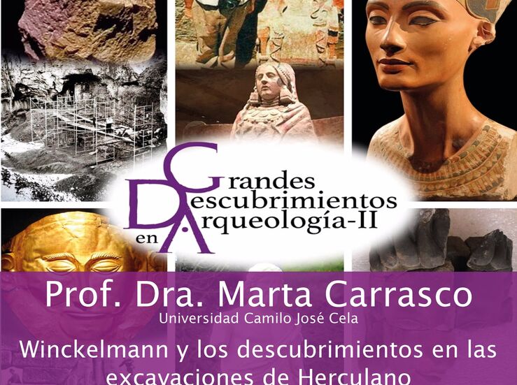 Marta Carrasco ofrece una charla sobre descubrimientos en las excavaciones de Herculano