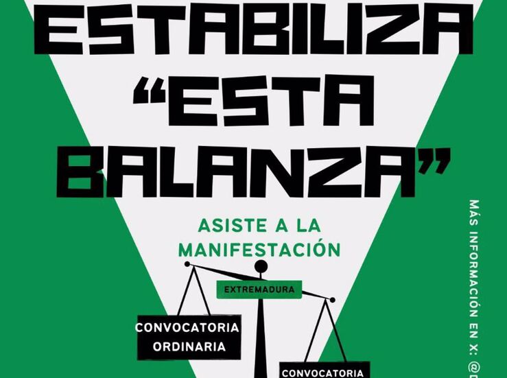 Interinos docentes de Extremadura se manifestarn el 1 de abril
