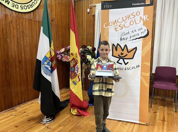 Alumno 4 Primaria Colegio Padre Manjn de Montijo gana concurso Qu es un rey para t
