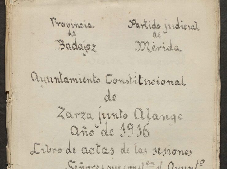 El Archivo Provincial digitaliza 92 libros de actas municipales de La Zarza
