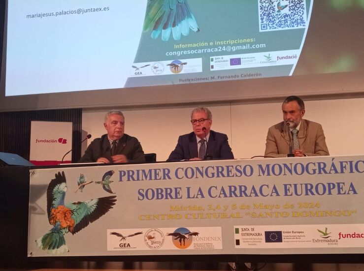 Mrida acoge el I Congreso Ornitolgico de la Carraca Europea