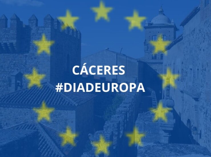 El Ayuntamiento celebra la Semana Europea de Cceres 2024 conmemorando el Da de Europa