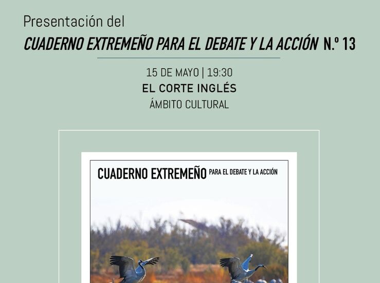 Presentacin Cuaderno Extremeo N 13 en Ambito Cultural de Badajoz