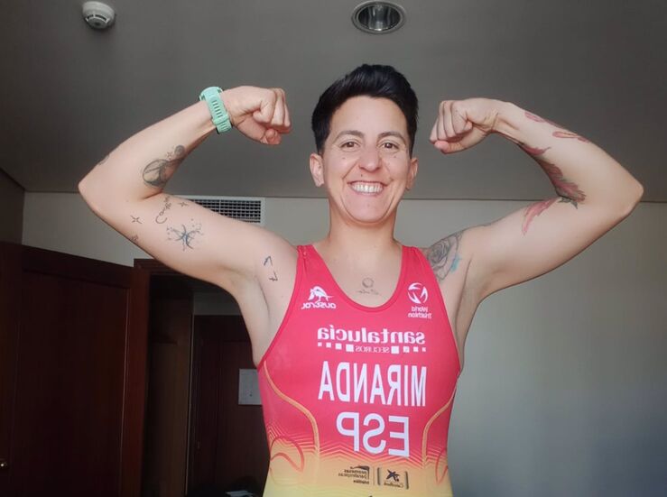 Cristina Miranda cuarto puesto de la Copa del Mundo de Triatln Paralmpico de Vigo