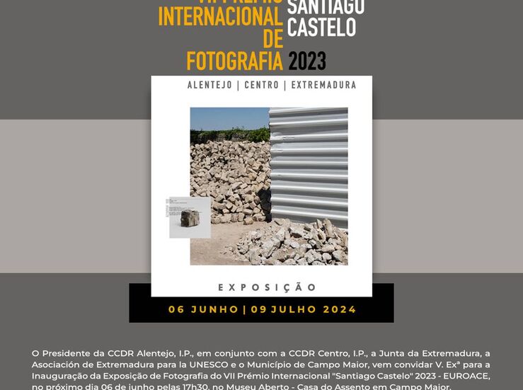 Muestra Premio Fotografa Santiago Castelo abre itinerancia internacional en Campo Maior