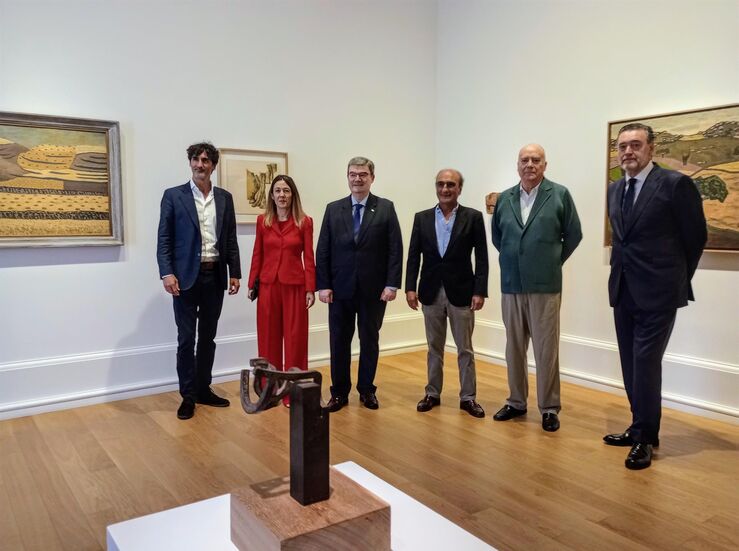 Bellas Artes Bilbao pone a dialogar obras de Chillida y el pintor paisajista Ortega Muoz