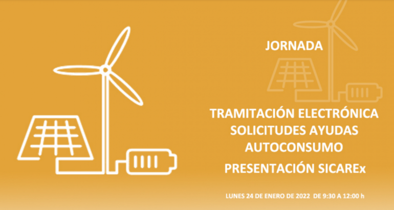 Jornada on line para explicar tramitación telemática solicitudes de ayudas al autoconsumo