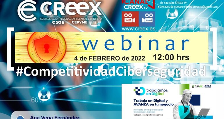 Creex organiza webinar sobre la forma de acceder a ayudas para mejorar la competitividad