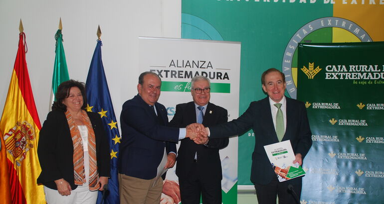 Caja Rural Renueva Su Colaboración En La Alianza Extremadura Es Futuro Con La Uex 6923