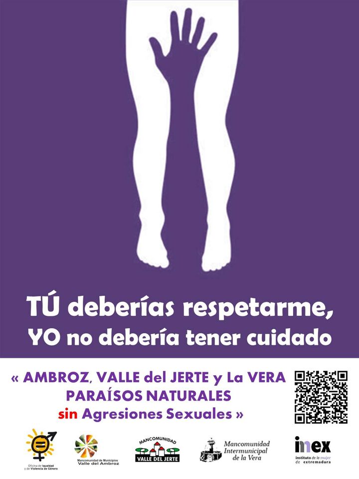 Campaña De Sensibilización Contra Agresiones Sexuales En Ambroz Valle