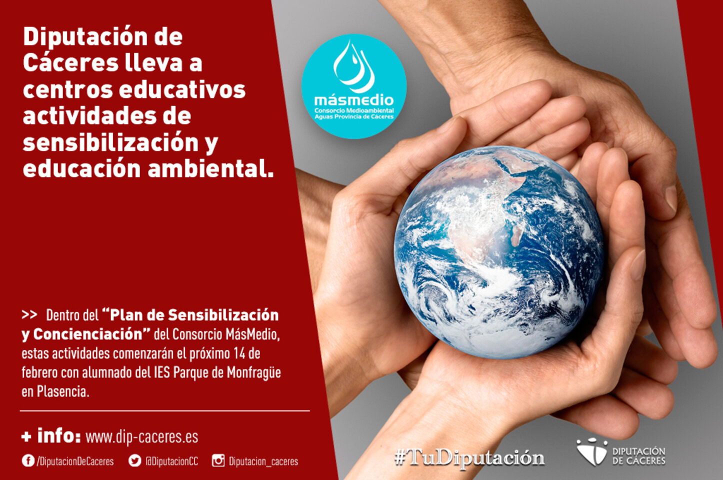 Diputación De Cáceres Inicia Un Ciclo De Acciones De Educación Y Sensibilización Ambiental 9904