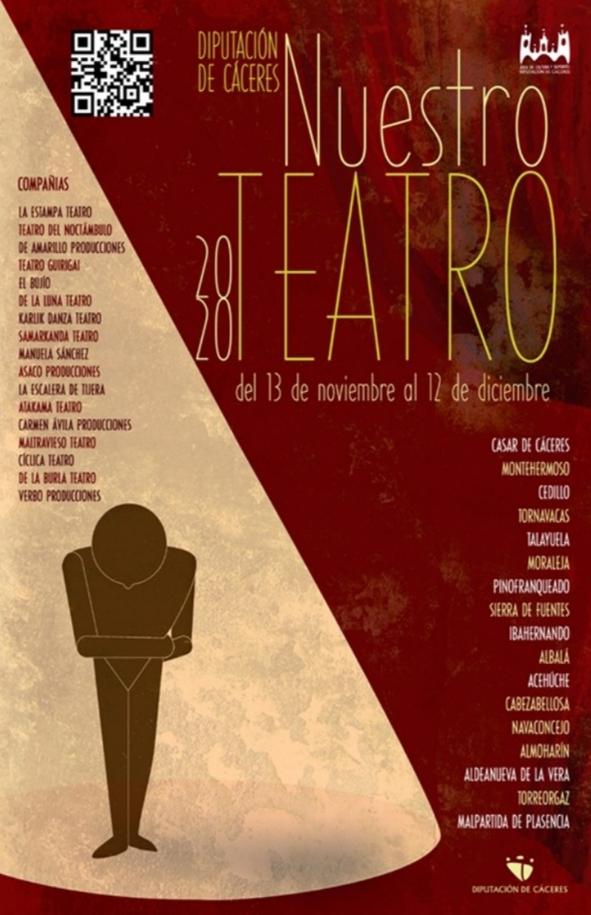 Cartel anunciador del programa 'Nuestro Teatro'.