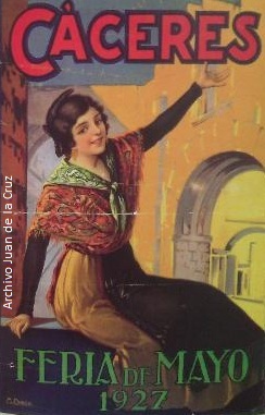 feria cáceres 1927 cartel